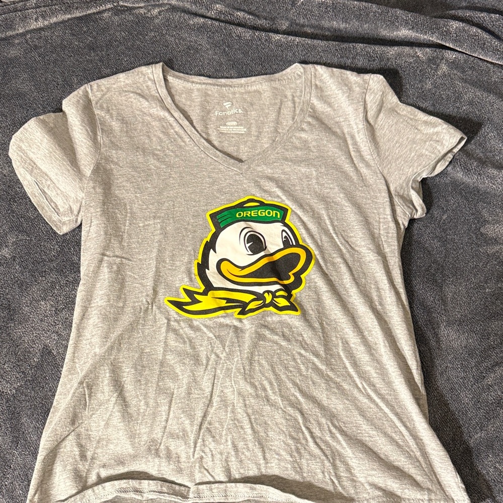 Fanatics Heather Gray Oregon Ducks T-Shirt
